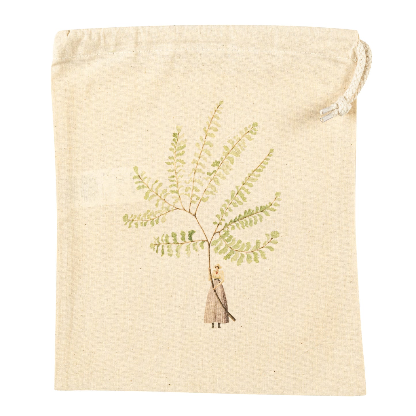 Drawstring Bag - Fabulous Fern 2 small