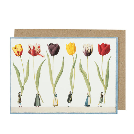 Greetings Card - Tulip Parade