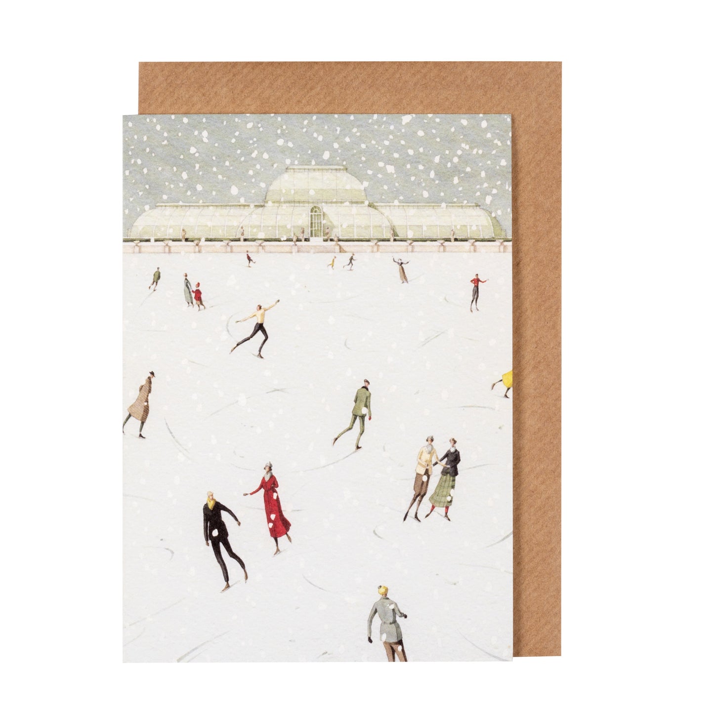 Christmas Cards Ten Pack - Skating at Kew