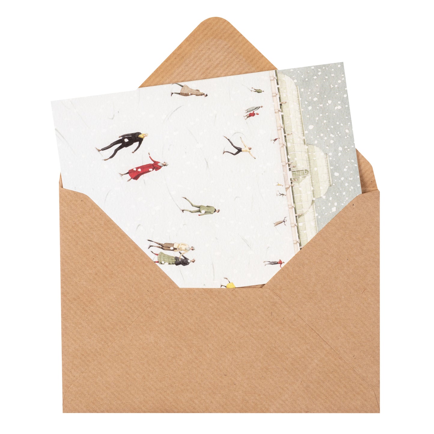 Christmas Cards Ten Pack - Skating at Kew (back in stock in November)
