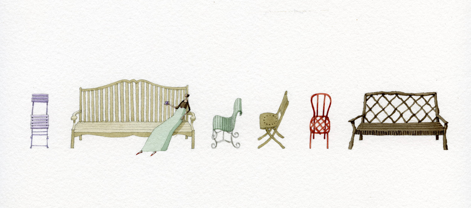 Laura Stoddart Chairs Illustration