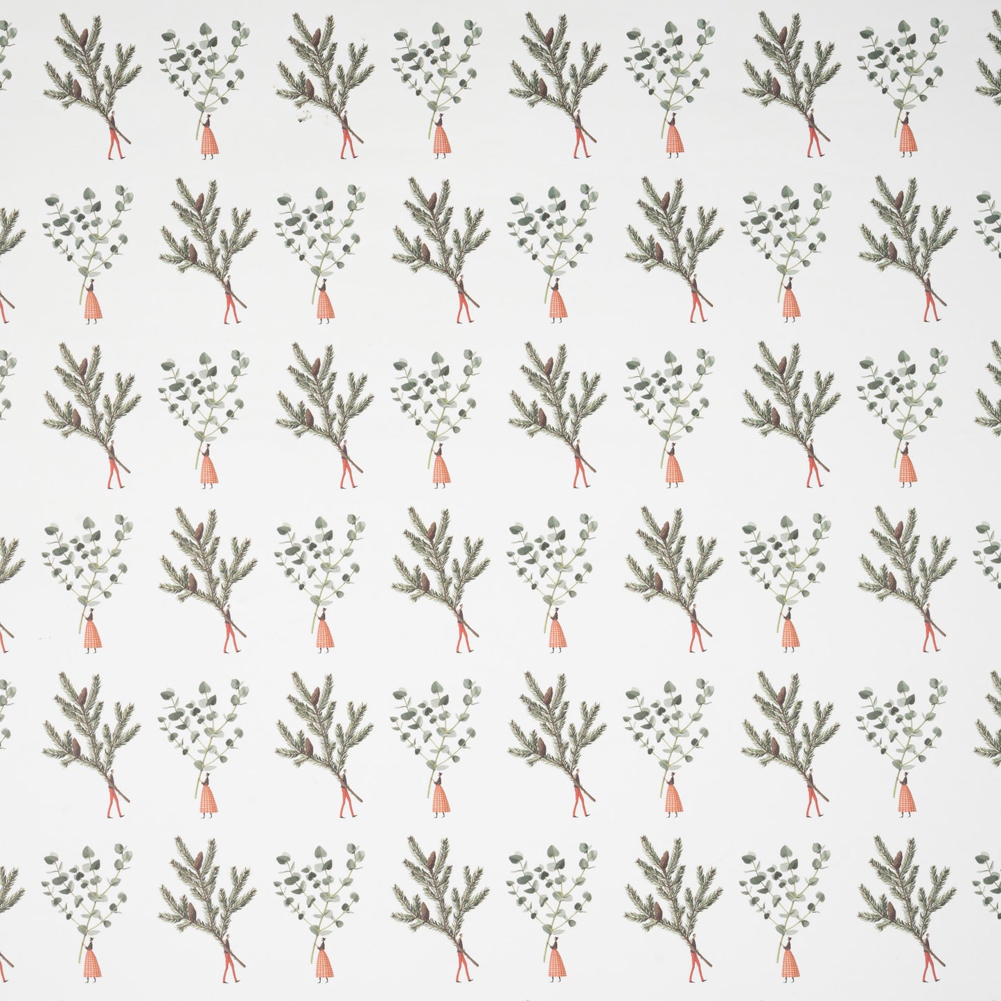 Christmas Gift Wrap - Spruce and Eucalyptus