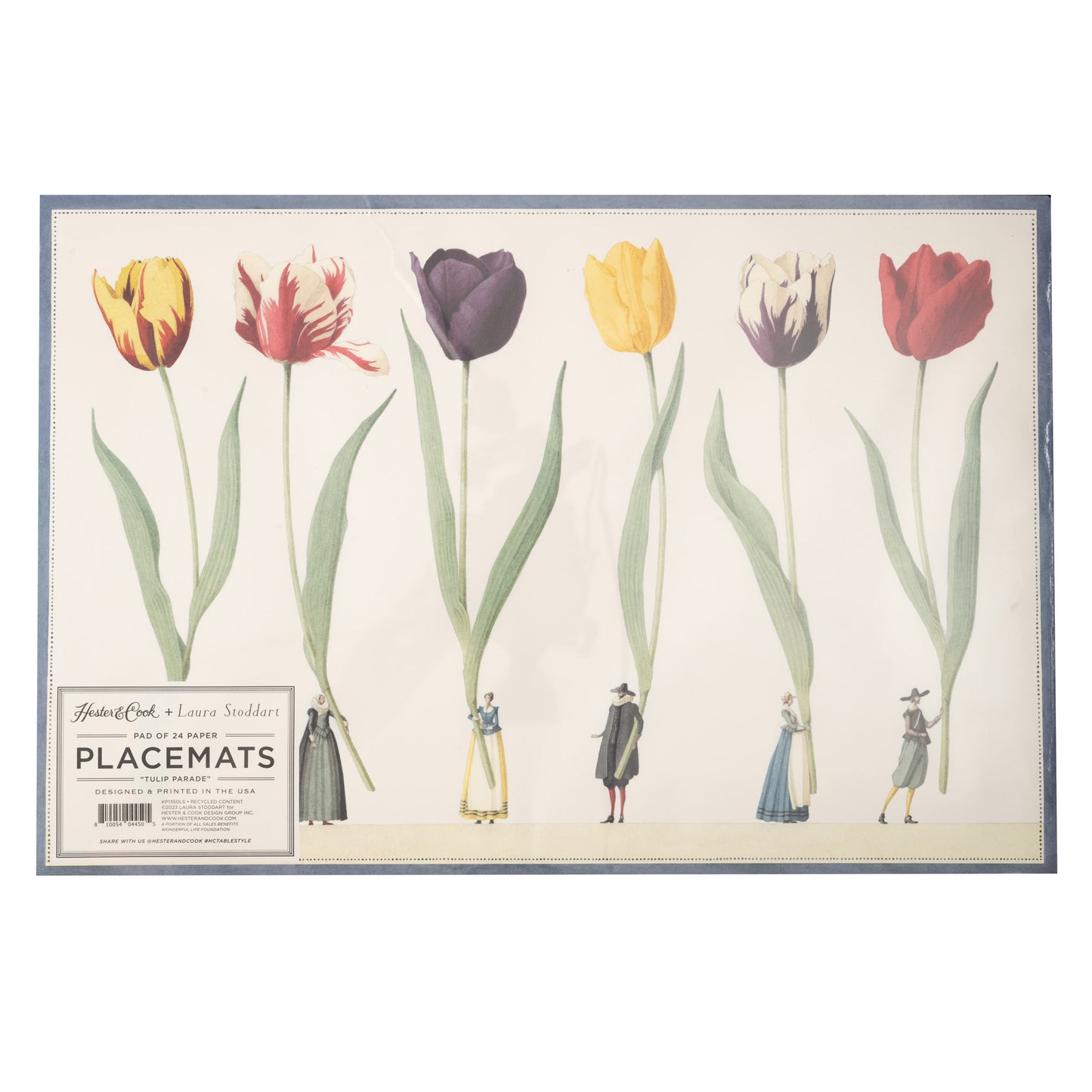 Tabletop - Tulips Parade Pack of Placemats