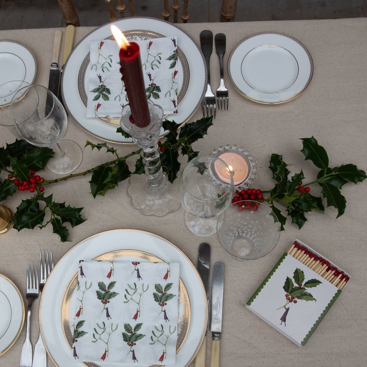 Holly Christmas Matches