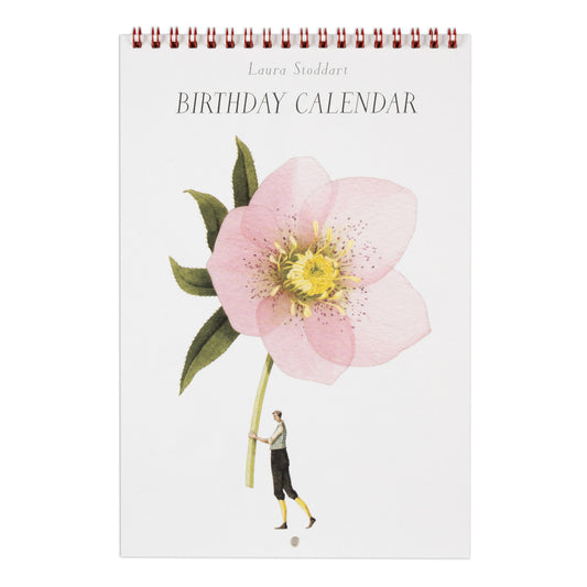 Birthday Calendar - Pink and Green