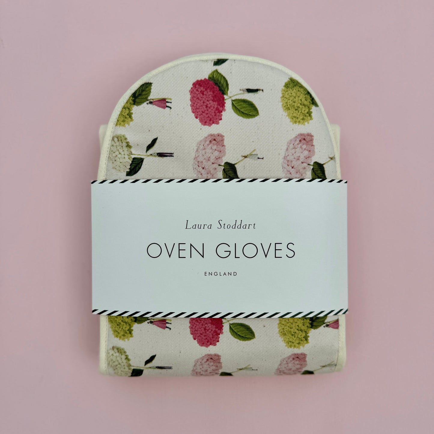In Bloom Hydrangeas Double Oven Gloves