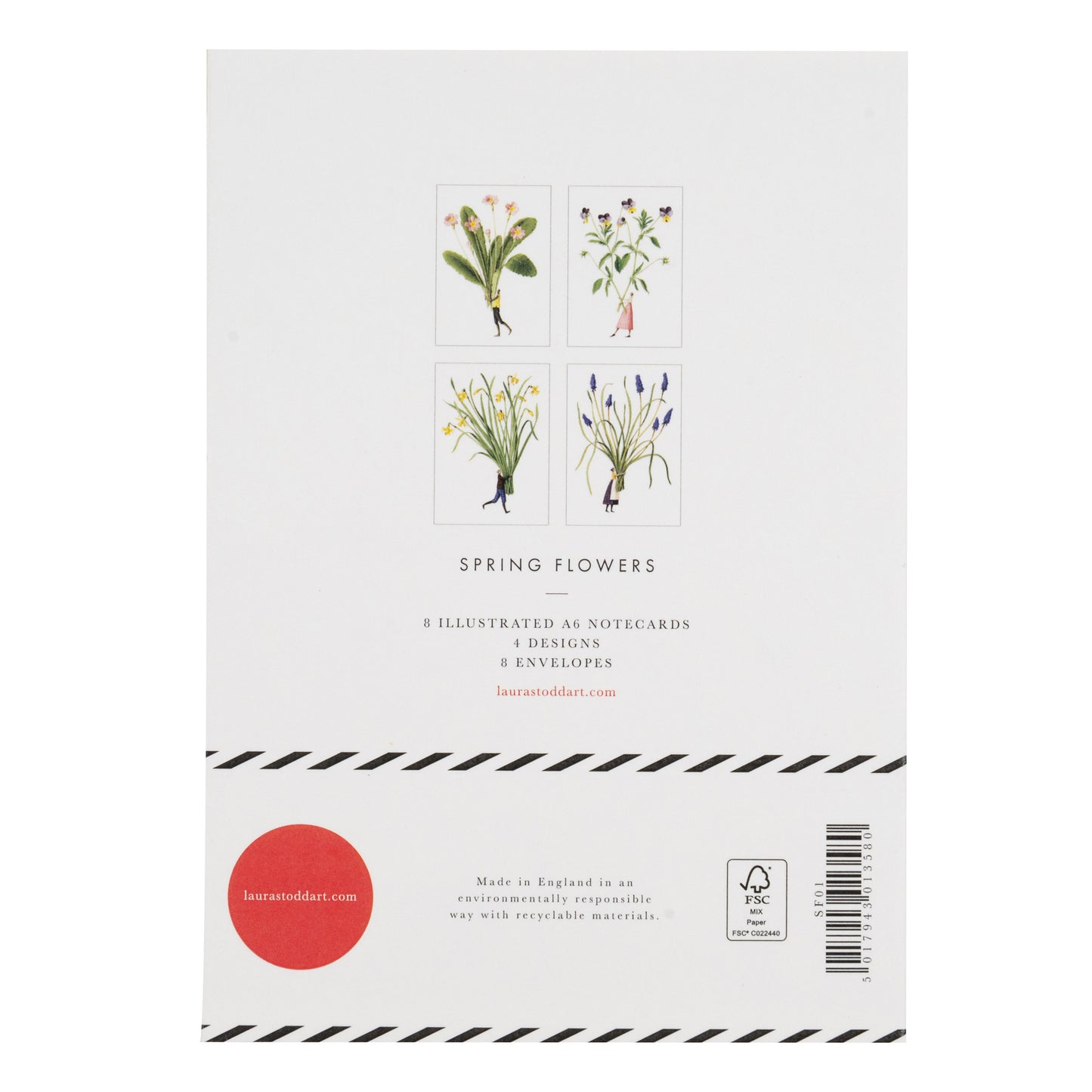 Spring Flowers Notecard Set