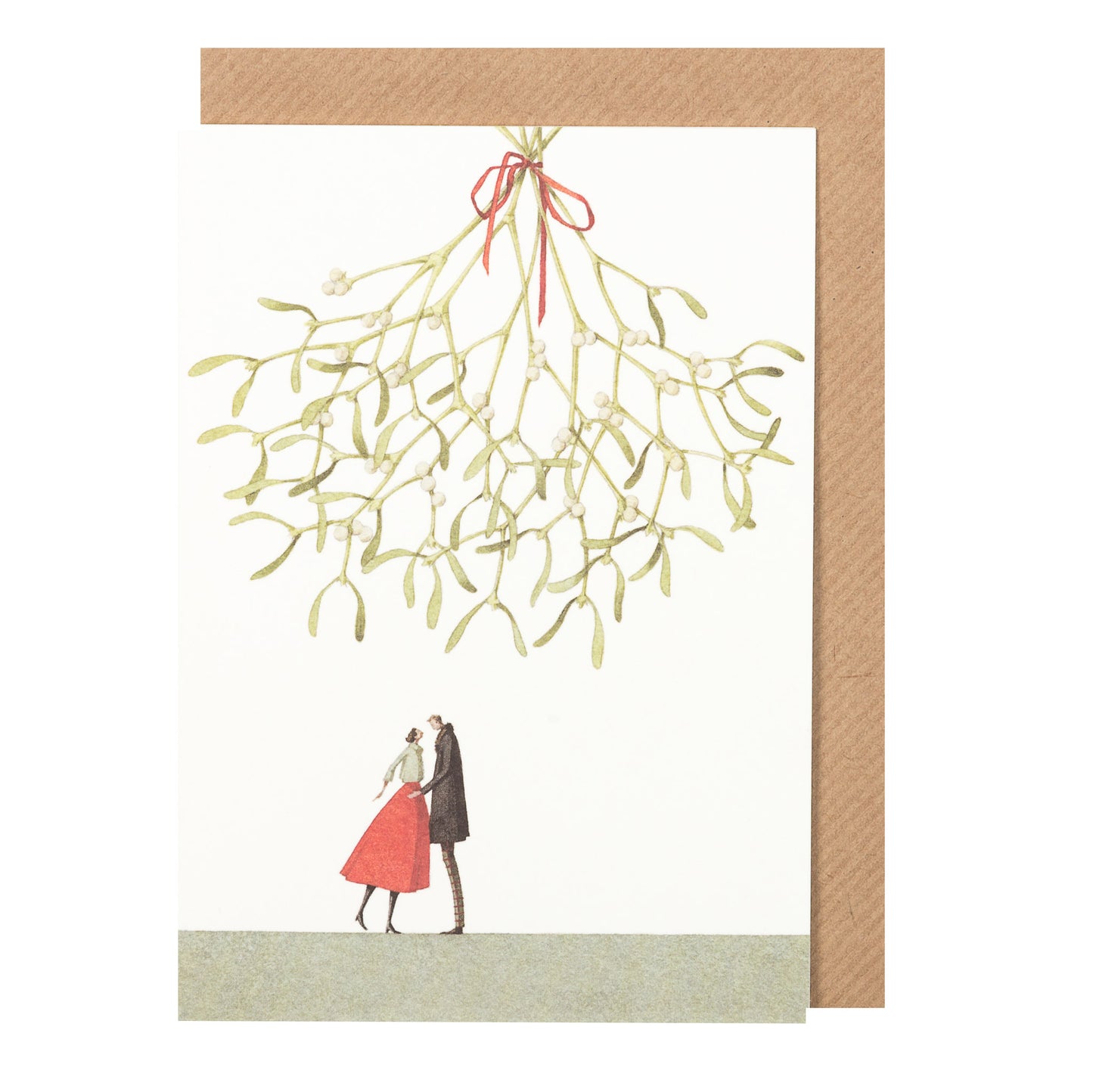 Christmas Cards Ten Pack - Christmas Kiss