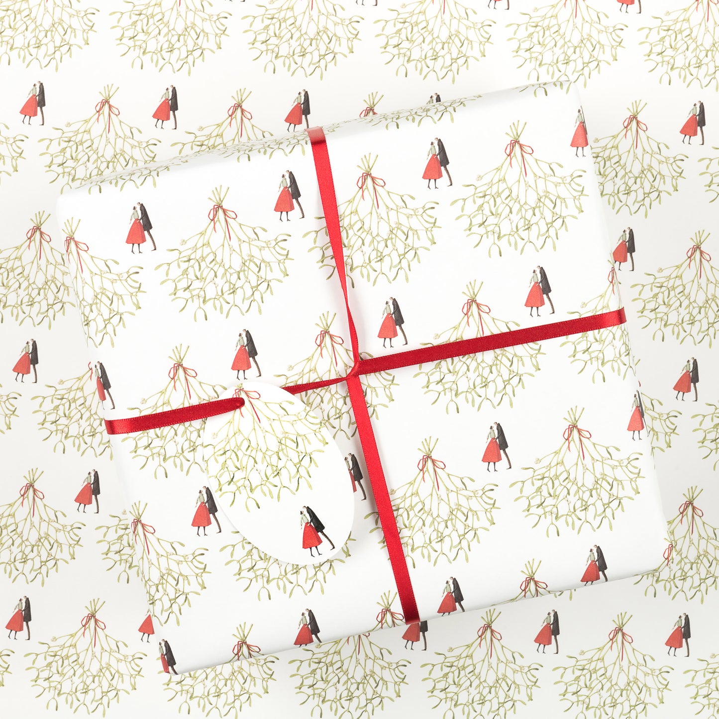 Christmas Gift Wrap - Christmas Kiss