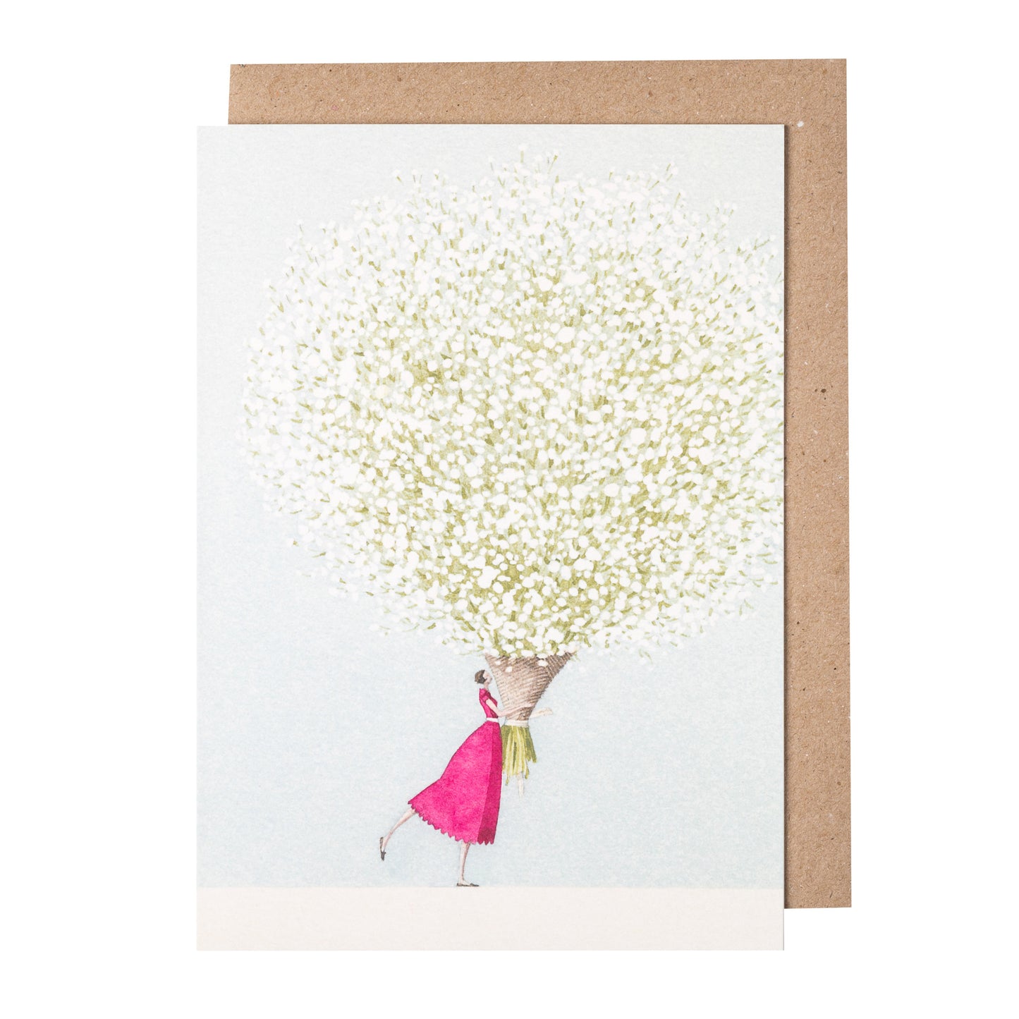 Greetings Card - Baby's Breath