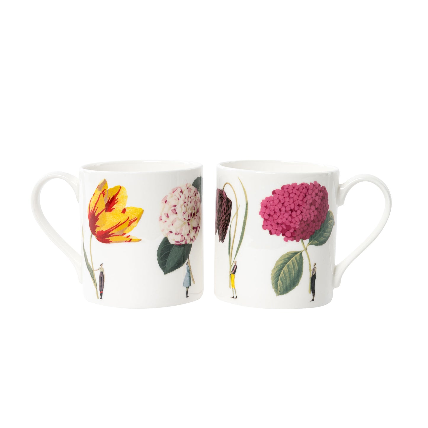 In Bloom Colour Flowers - Fine Bone China Large Mug