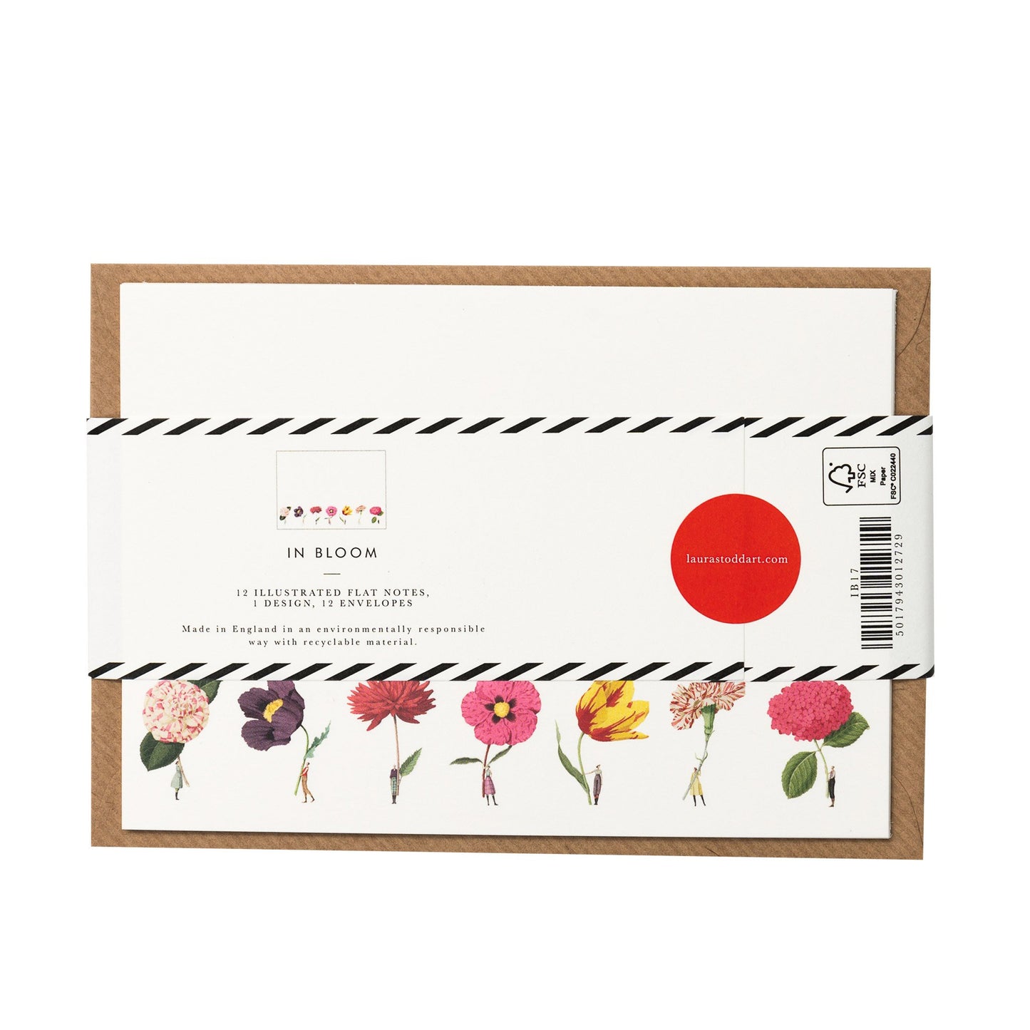 flatnotes, cards, fsc paper, made in england, illustration, flowers