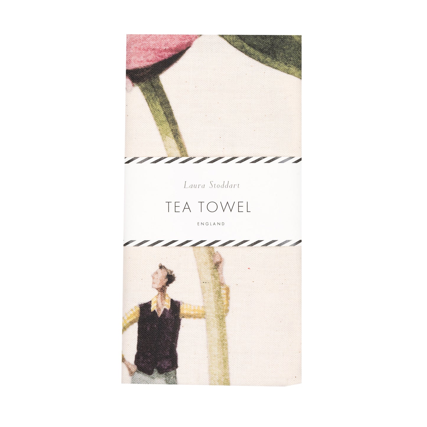 In Bloom Tea Towel - Pink Peony