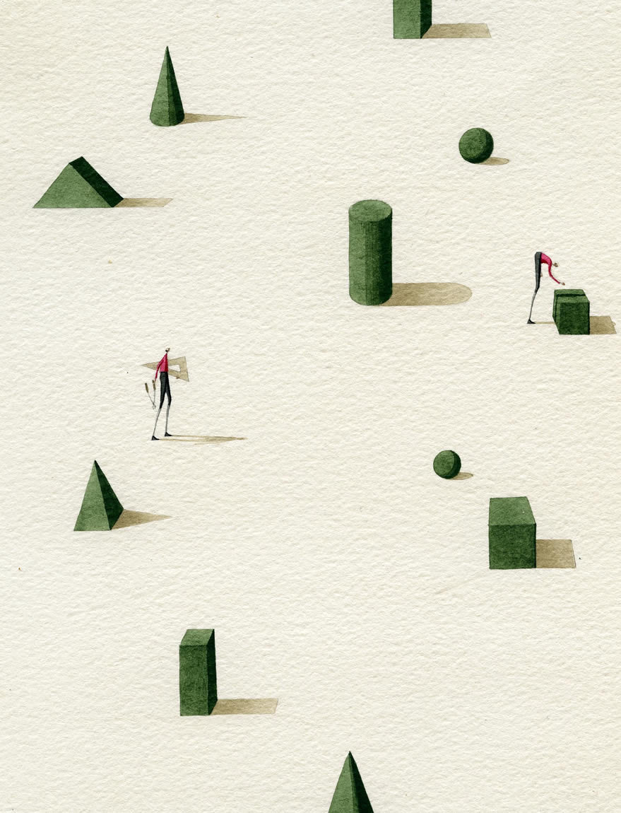 Limited edition"Topiary" mounted print