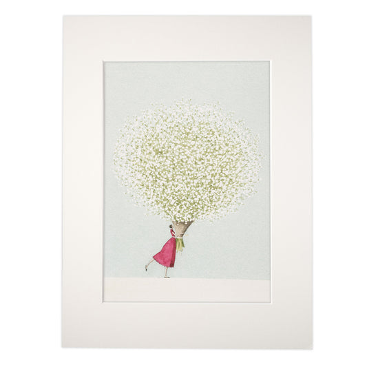 Baby's Breath mounted print