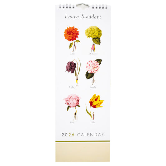 Laura Stoddart Wall Calendar 2026 - slim