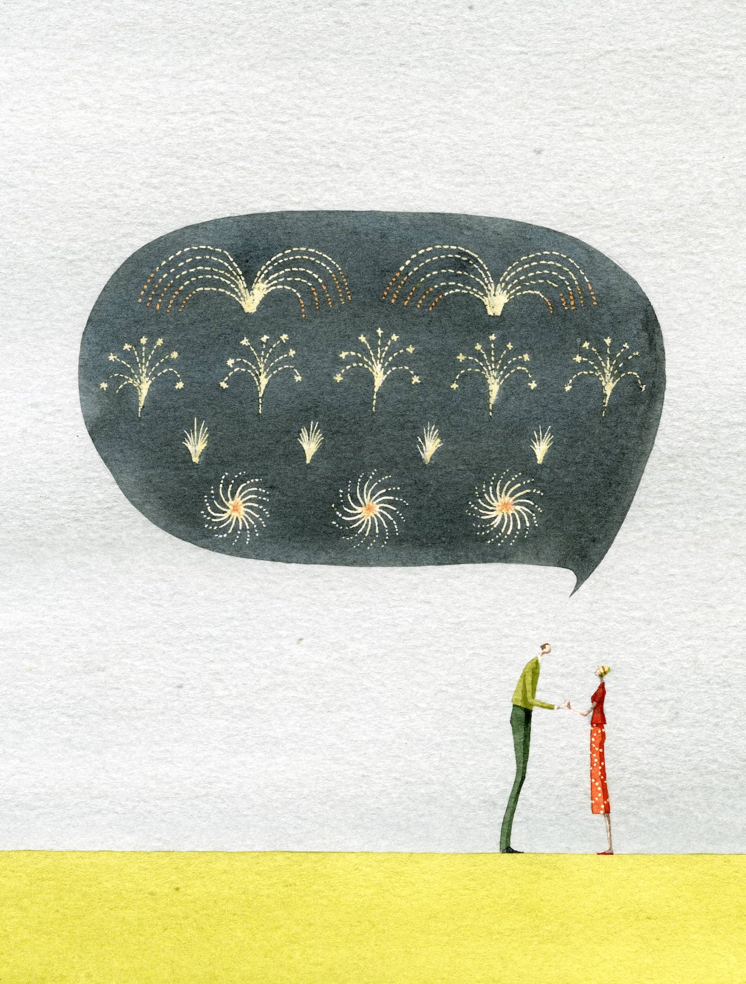 Laura Stoddart Fireworks Illustration