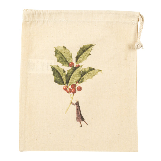 Drawstring Bag - Holly small