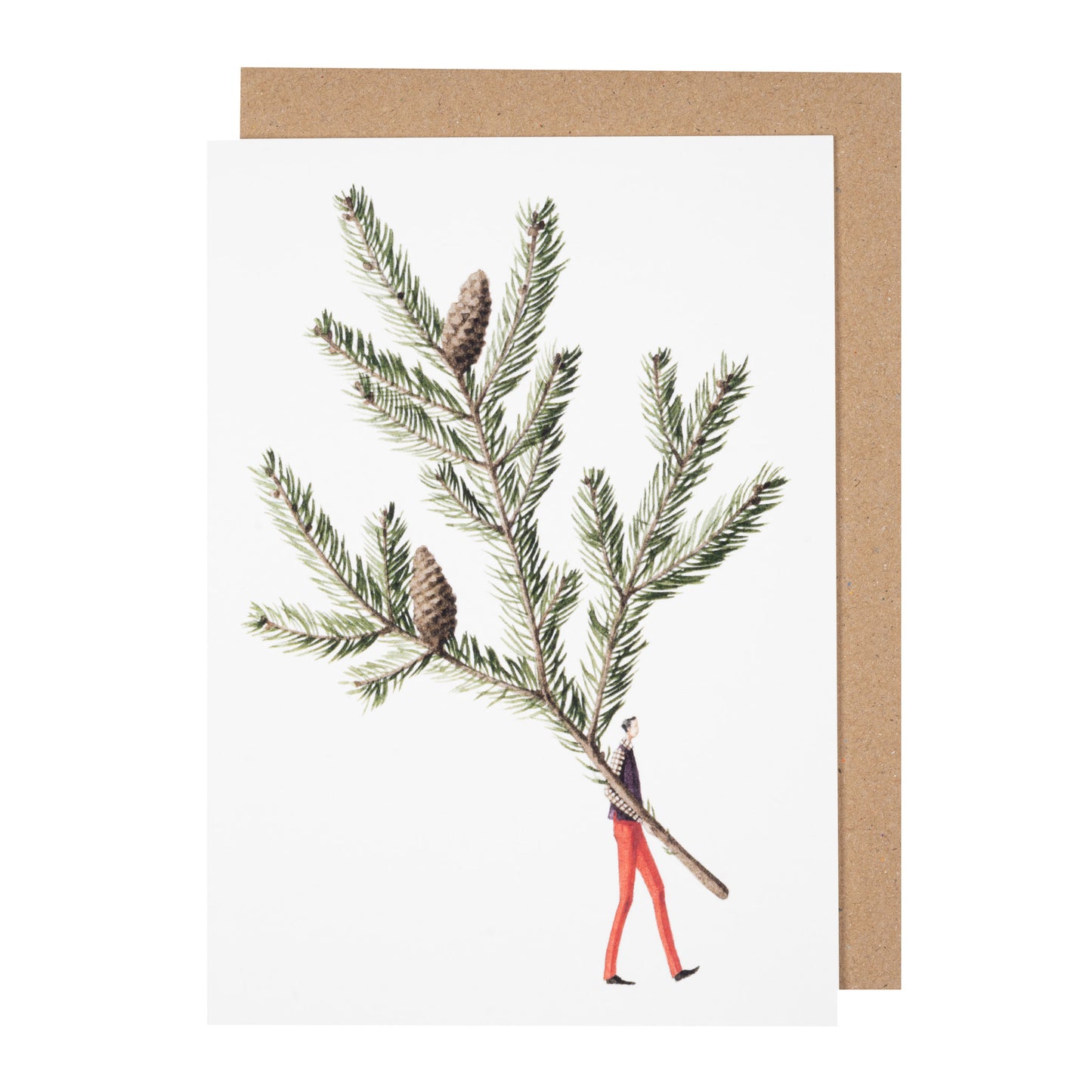 Christmas Cards Ten Pack - Spruce and Eucalyptus