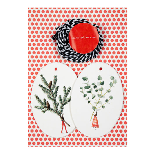 Christmas Gift Tags - Spruce and Eucalyptus