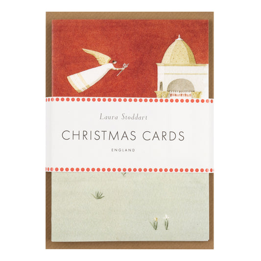 Christmas Cards Ten Pack - An Angel Appeared and Pear Tree