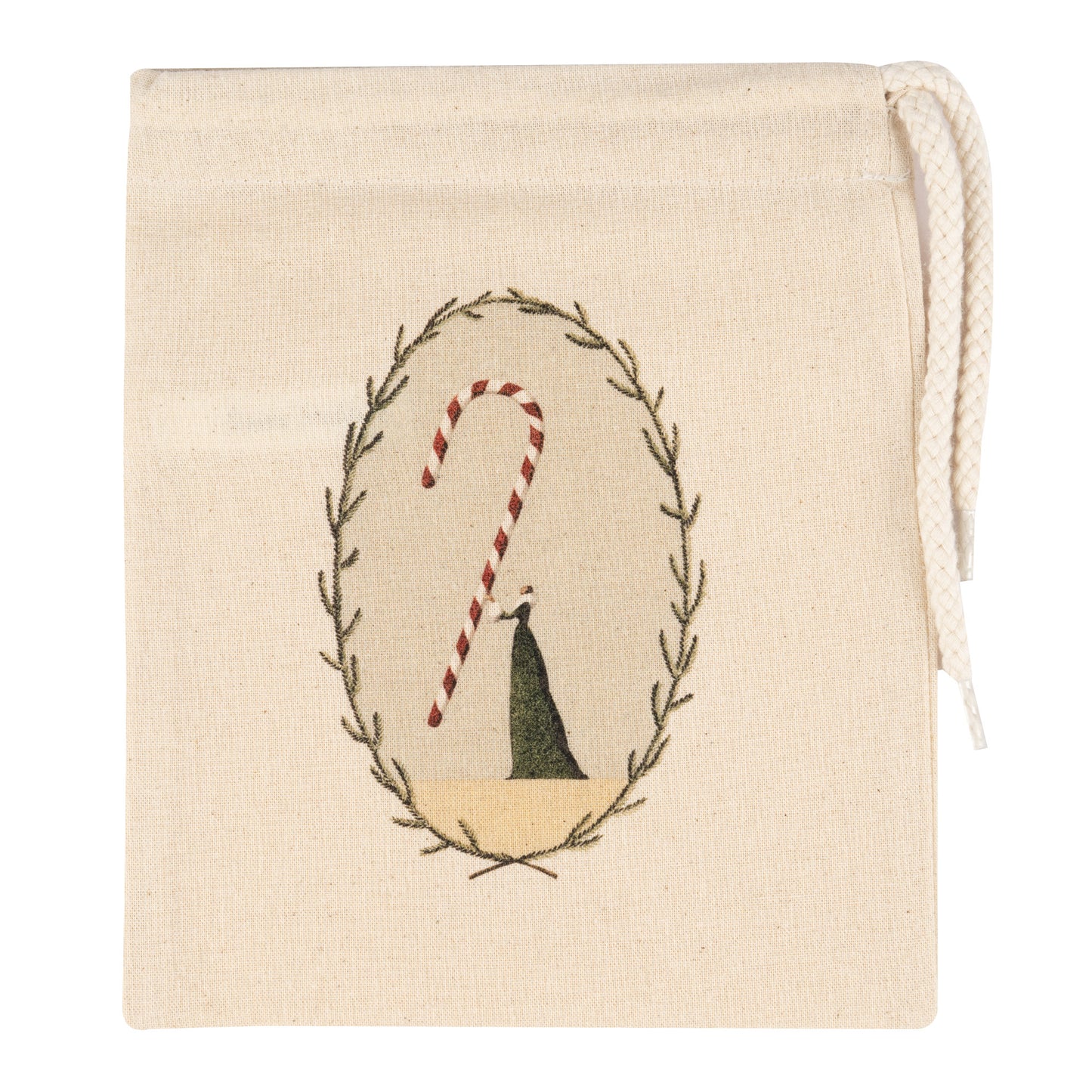 Drawstring Bag - Candy Cane mini