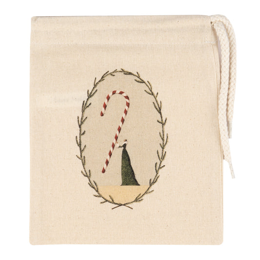 Drawstring Bag - Candy Cane mini