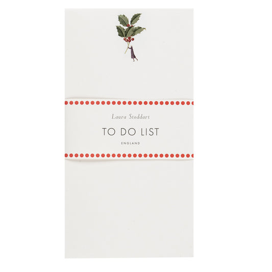 Holly To do List Notepad