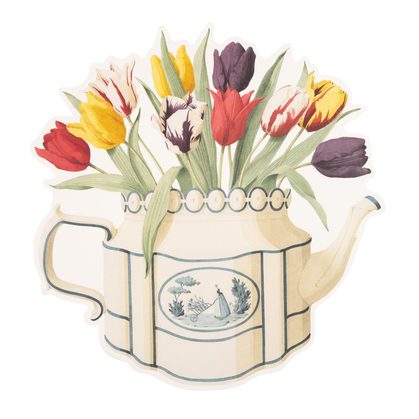 Tabletop - Tulips Teapot