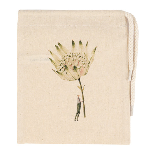 Drawstring Bag - Astrantia mini