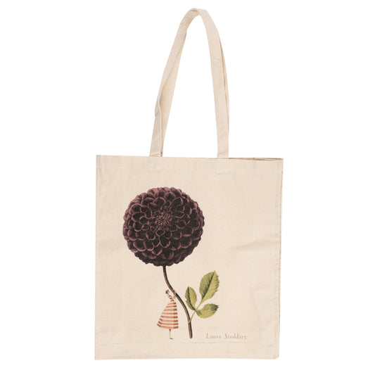 In Bloom - Purple Dahlia Heavyweight Bag