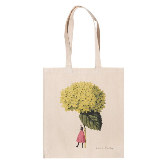 In Bloom - Hydrangea Annabelle Heavyweight Bag