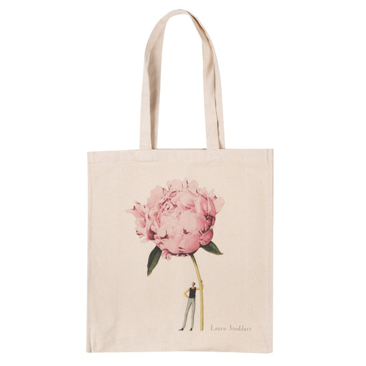 In Bloom - Pink Peony Heavyweight Bag