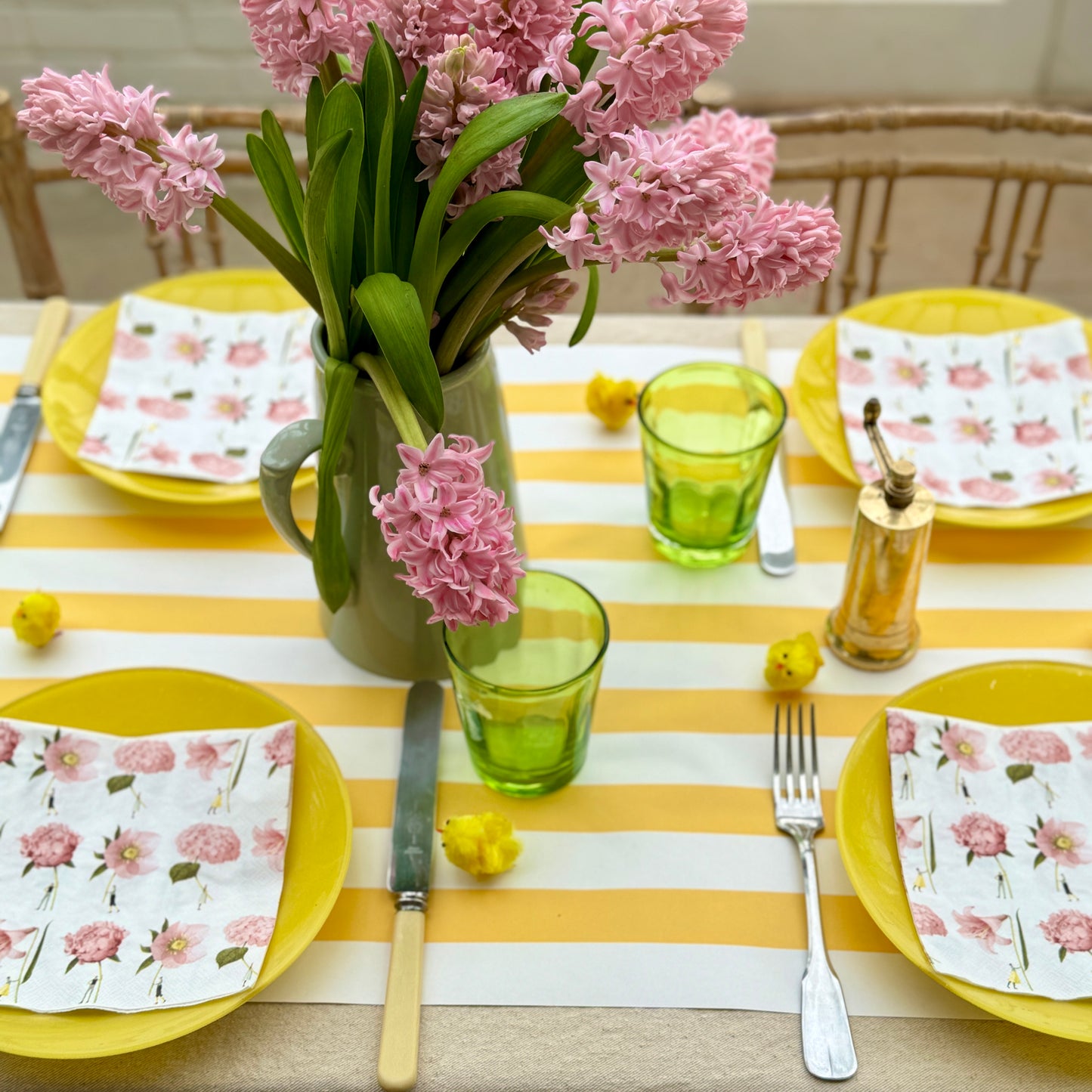 In Bloom Pink Flowers - Paper Napkins