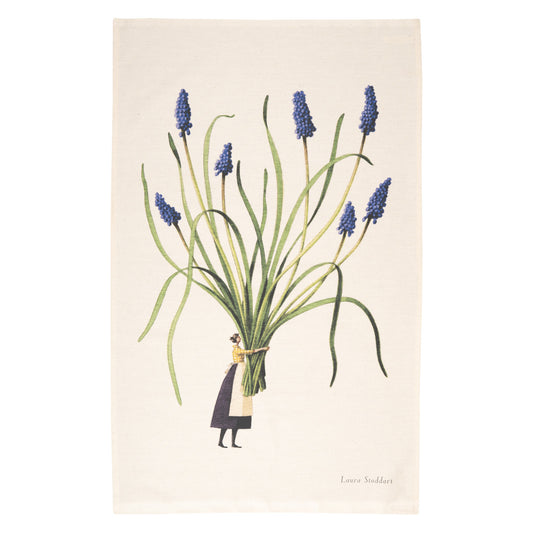 Spring Flowers Tea Towel - Muscari