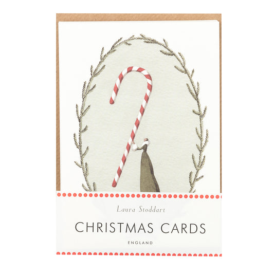 Christmas Cards Ten Pack - Candy Cane