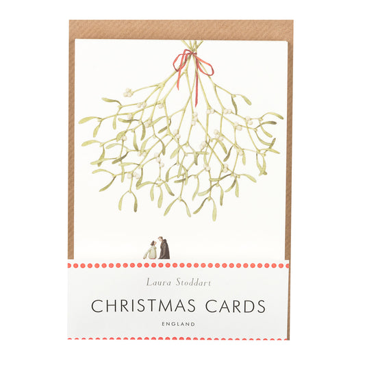 Christmas Cards Ten Pack - Christmas Kiss