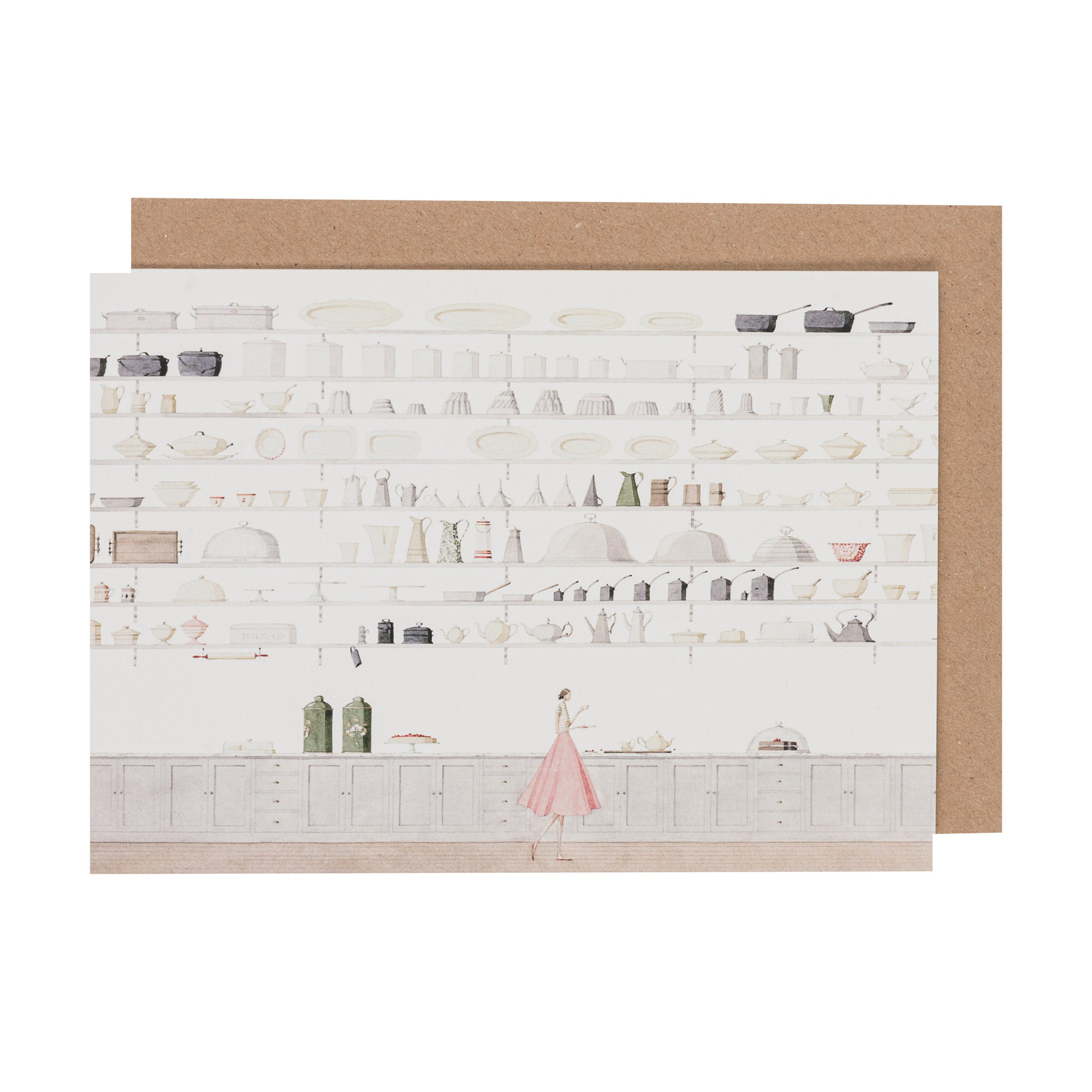 Greetings Card Butler's Pantry Laura Stoddart Illustrator