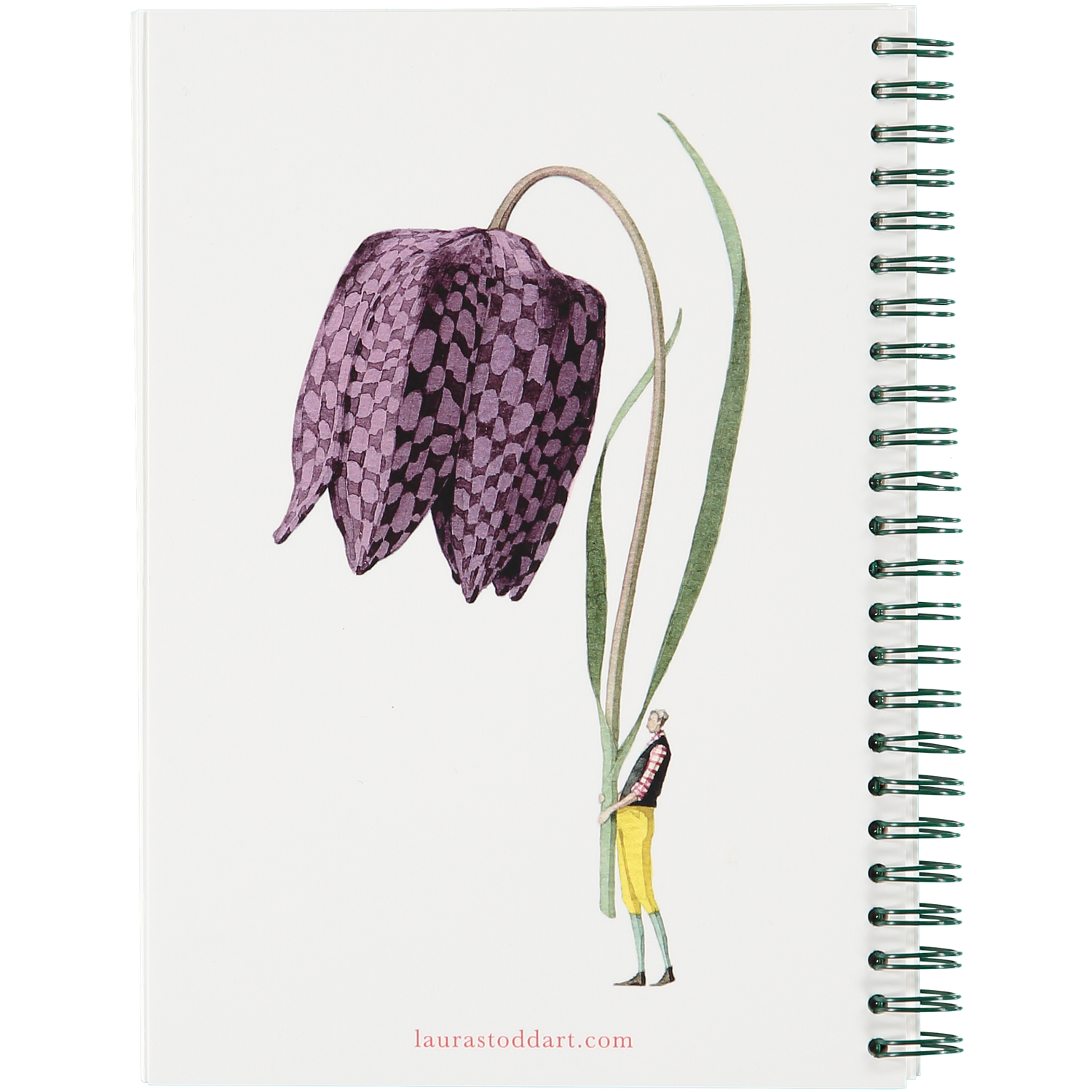 Notebook, made in england, fsc paper, illustration, flowers