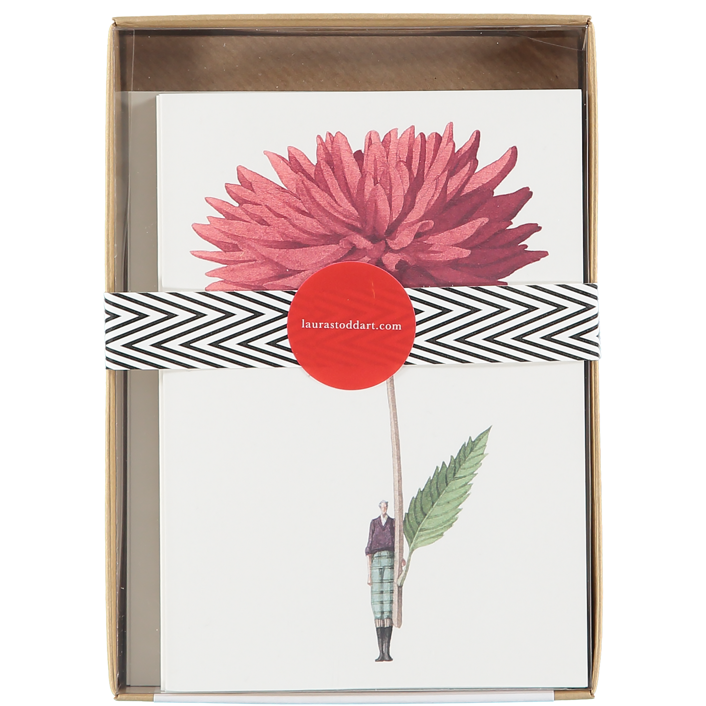 note cards, fsc paper, compostable packaging, flowers, made in England, illustration