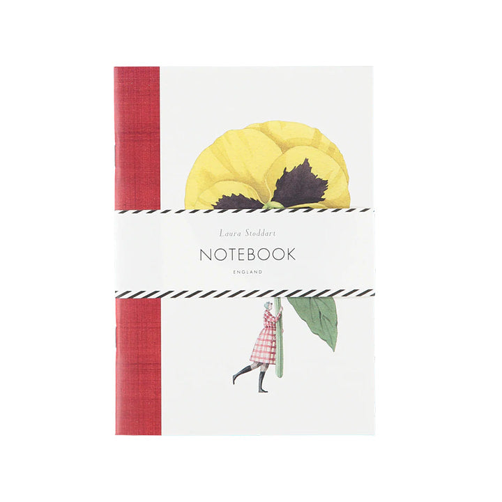 notebook, fsc paper, made in england, flowers, illustration