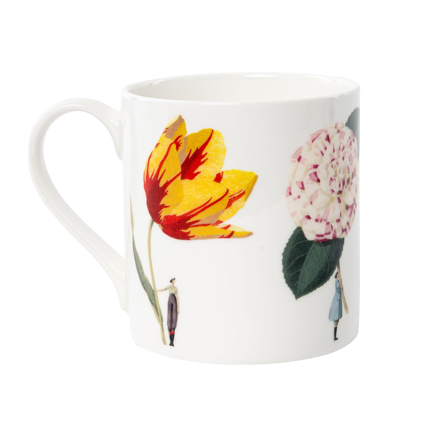 In Bloom Colour Flowers - Fine Bone China Large Mug