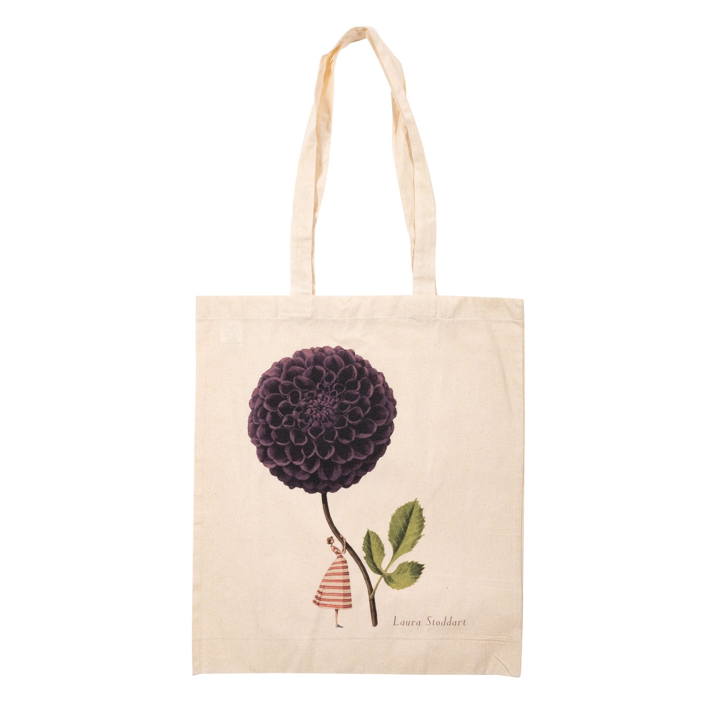 Dahlia Purple - lightweight cotton tote bag