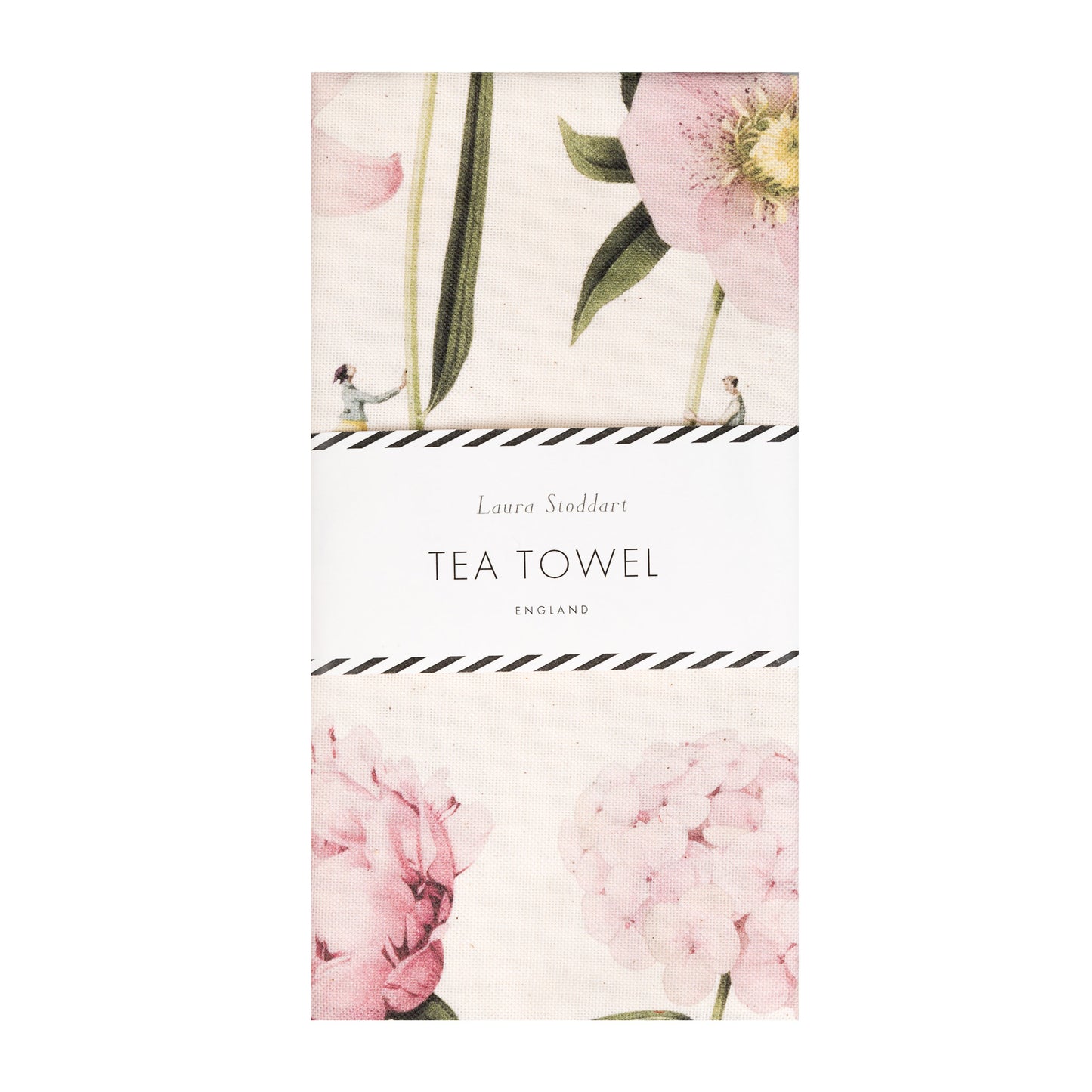 In Bloom Tea Towel - Pink Flowers