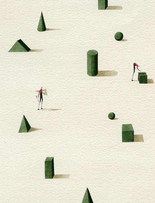 Limited edition"Topiary" mounted print