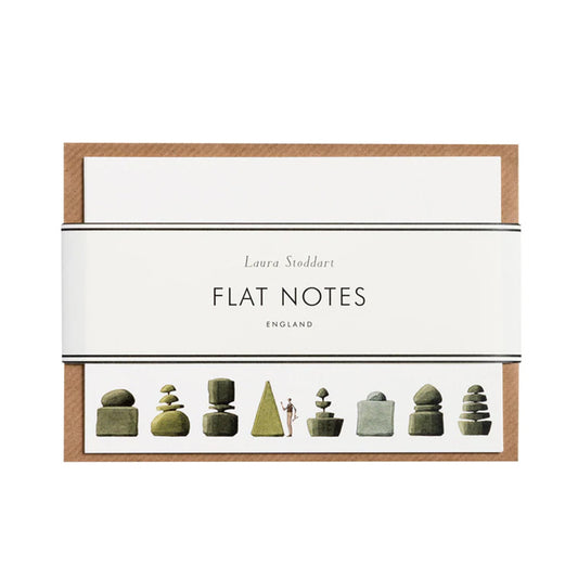 flatnotes, cards, fsc paper, made in england, illustration, topiary