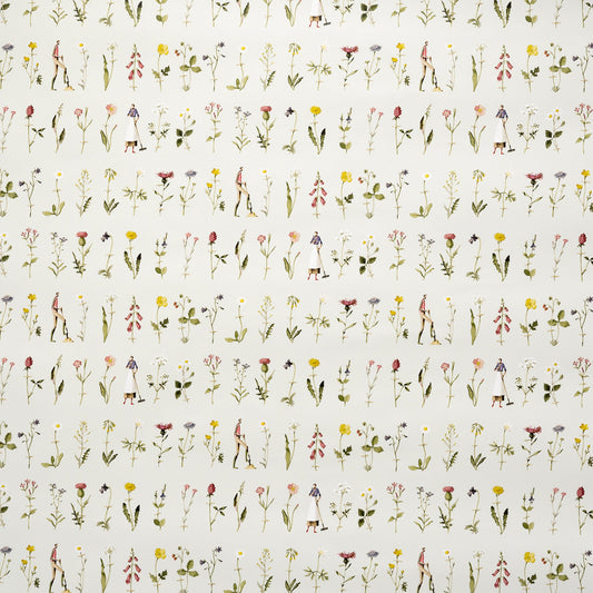 giftwrap, wrapping paper, fsc paper, made in england, illustration, wild flowers, flowers