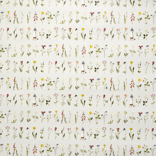 giftwrap, wrapping paper, fsc paper, made in england, illustration, wild flowers, flowers