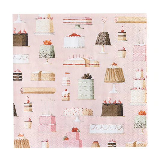 fsc paper, illustration, cakes, paper napkins, napkins